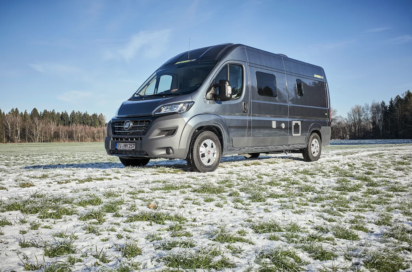 The Hymercar Free is based on a Fiat Ducato with 114-hp 2.0-liter engine