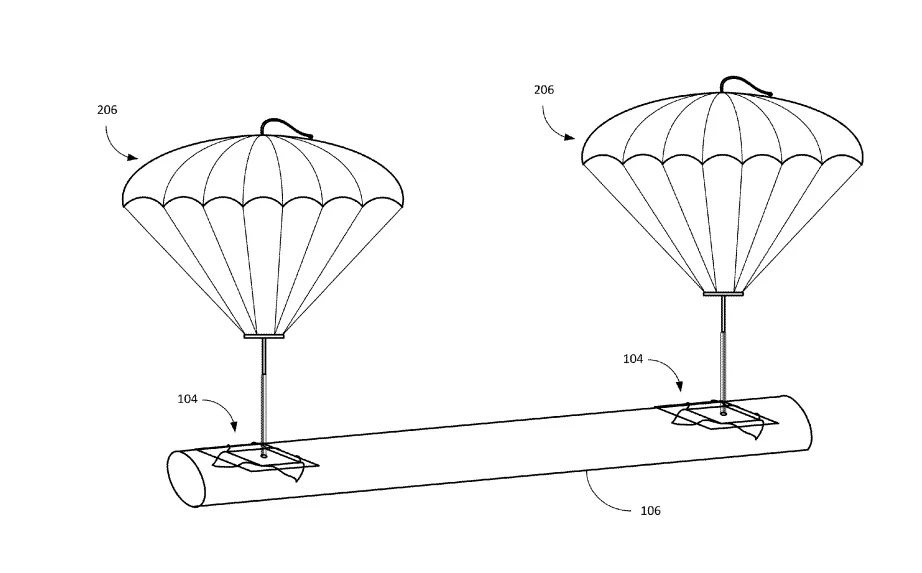 In the case of large or awkward packages, two or more shipping label packages could be attached