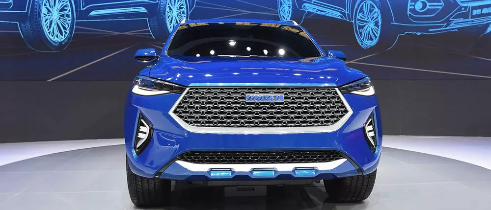 The nose of the HB-03 is suspiciously similar to a cross between Lexus and Tesla looks