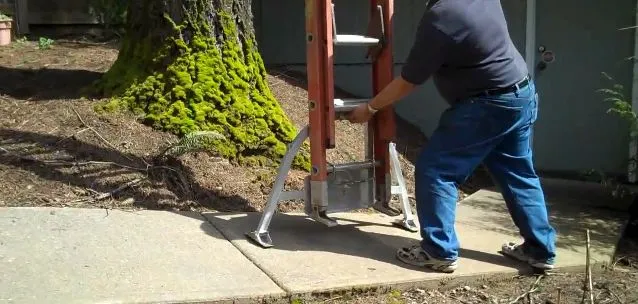 The Thor-Stand also serves to broaden the base of the ladder