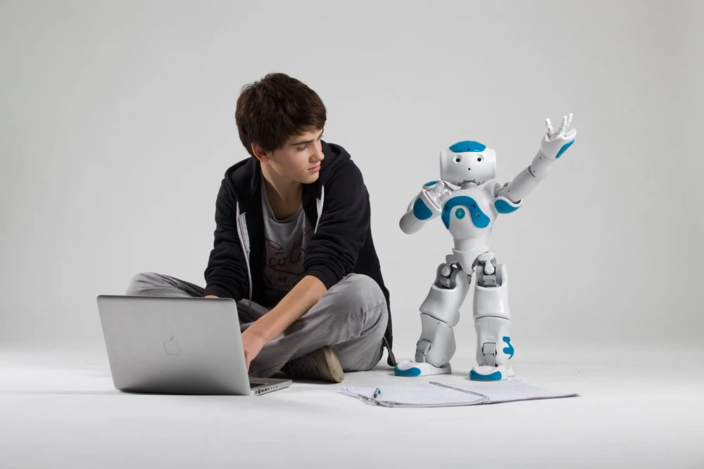 NAO's battery provides around 1.5 hours of autonomy