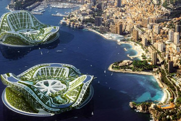 The Lilypad floating city concept is designed to house climate change refugees