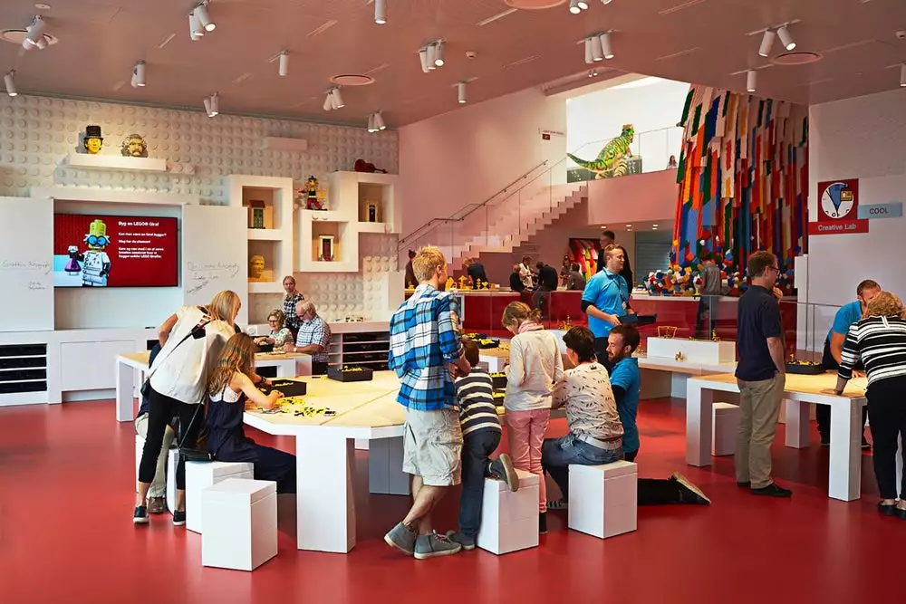 The Lego House measures 12,000 sq m (129,166 sq ft)