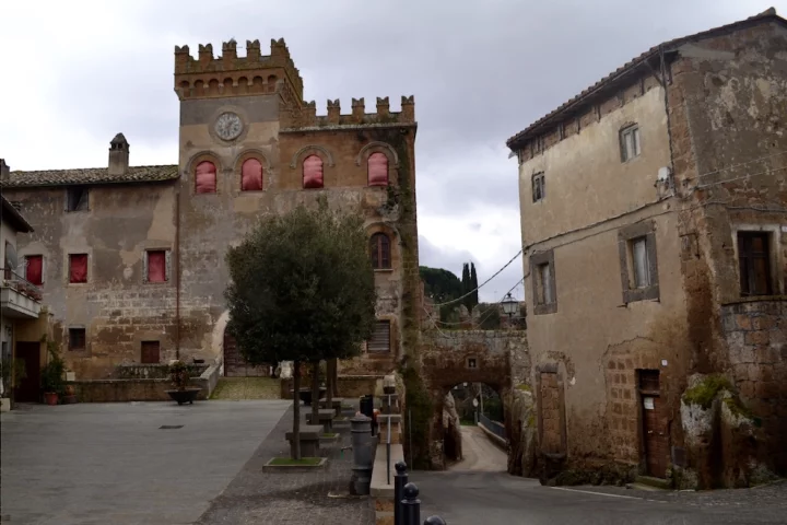 Castello di Blera is a castle located in the center of the village of Civitella Cesi, a small hamlet of ancient Etruscan origin
