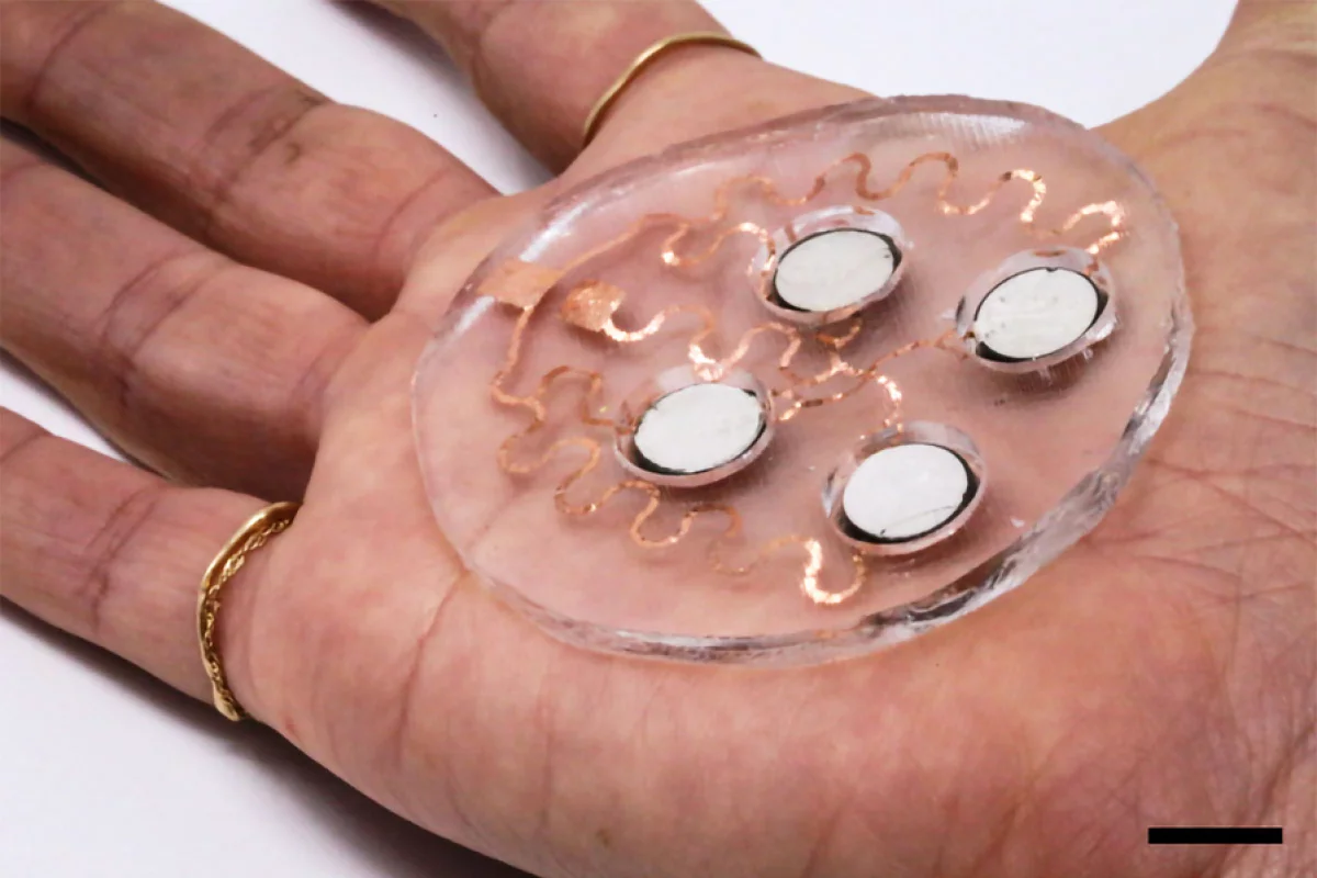 A new wearable patch can deliver drugs through the skin using ultrasound