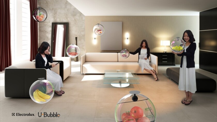 U-Bubble intends to float food to you