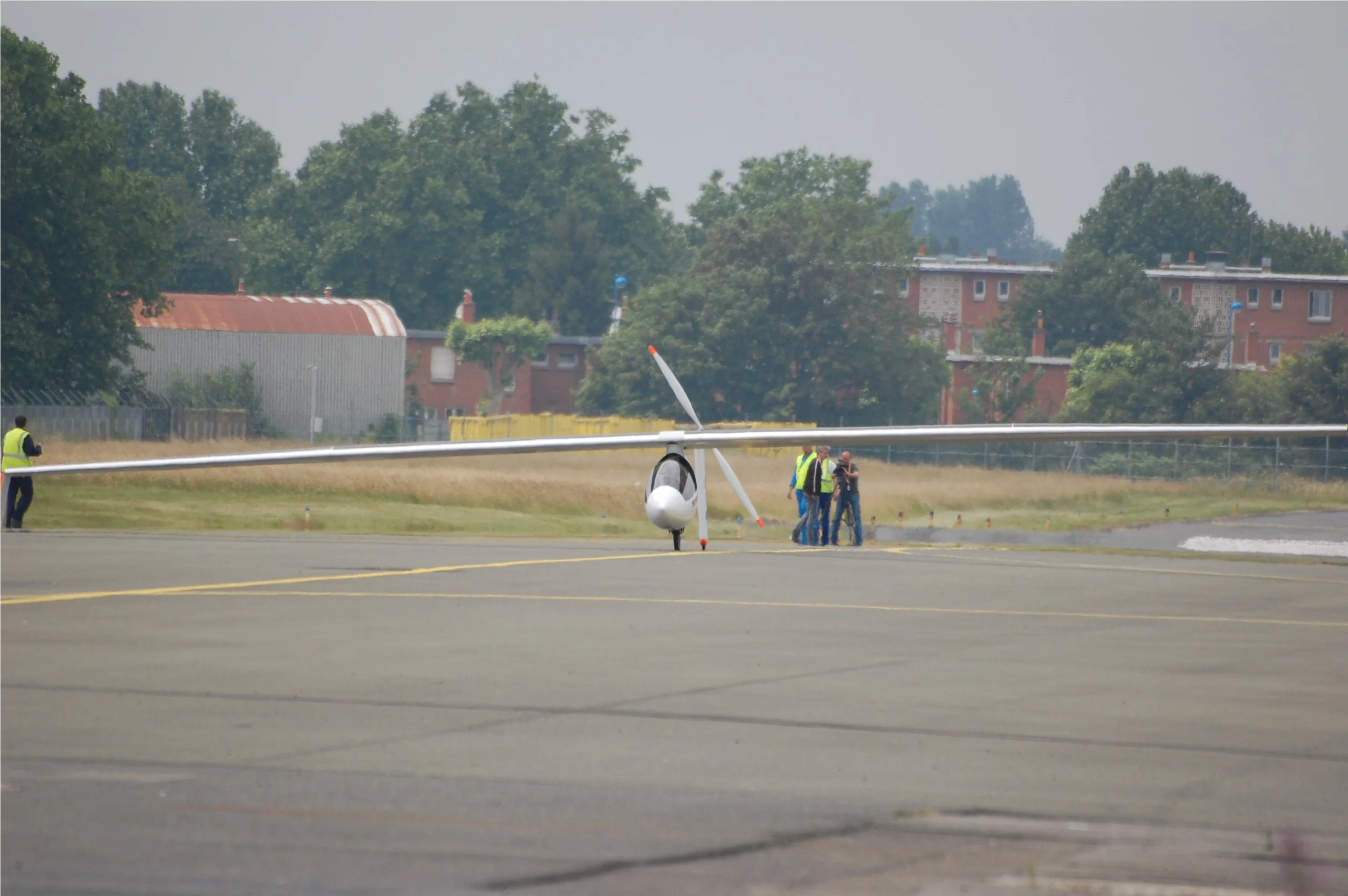 Just landed at Le Bourget in Paris