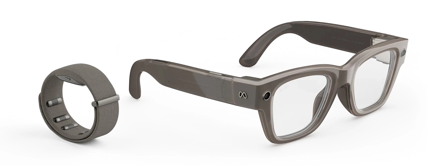 Besides black, the glasses can also be had in this chic Sand colorway