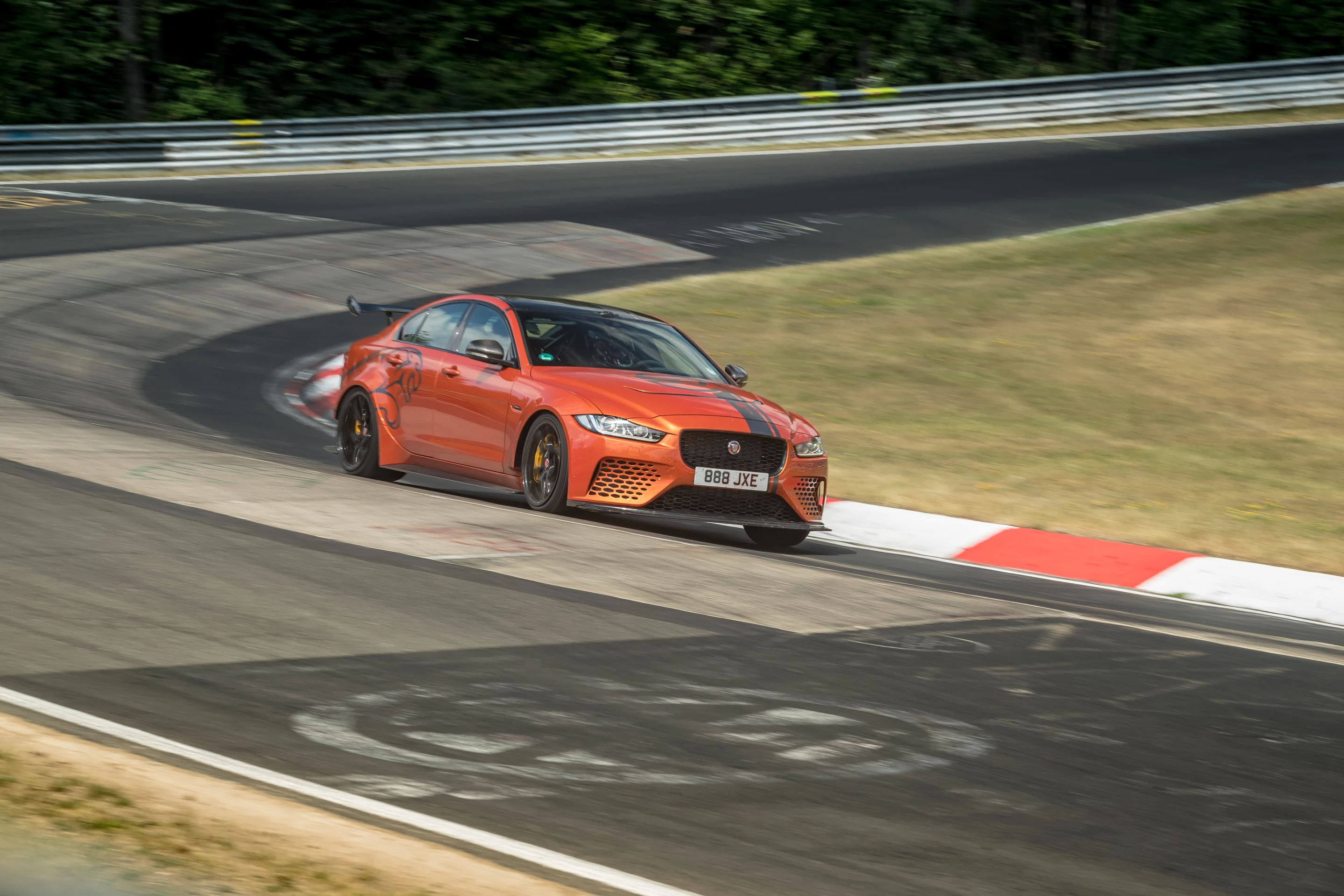 Jaguar's mad 600-horsepower Project 8 sedan has set itself seven seconds apart from any other four-door production car around the Nurburgring