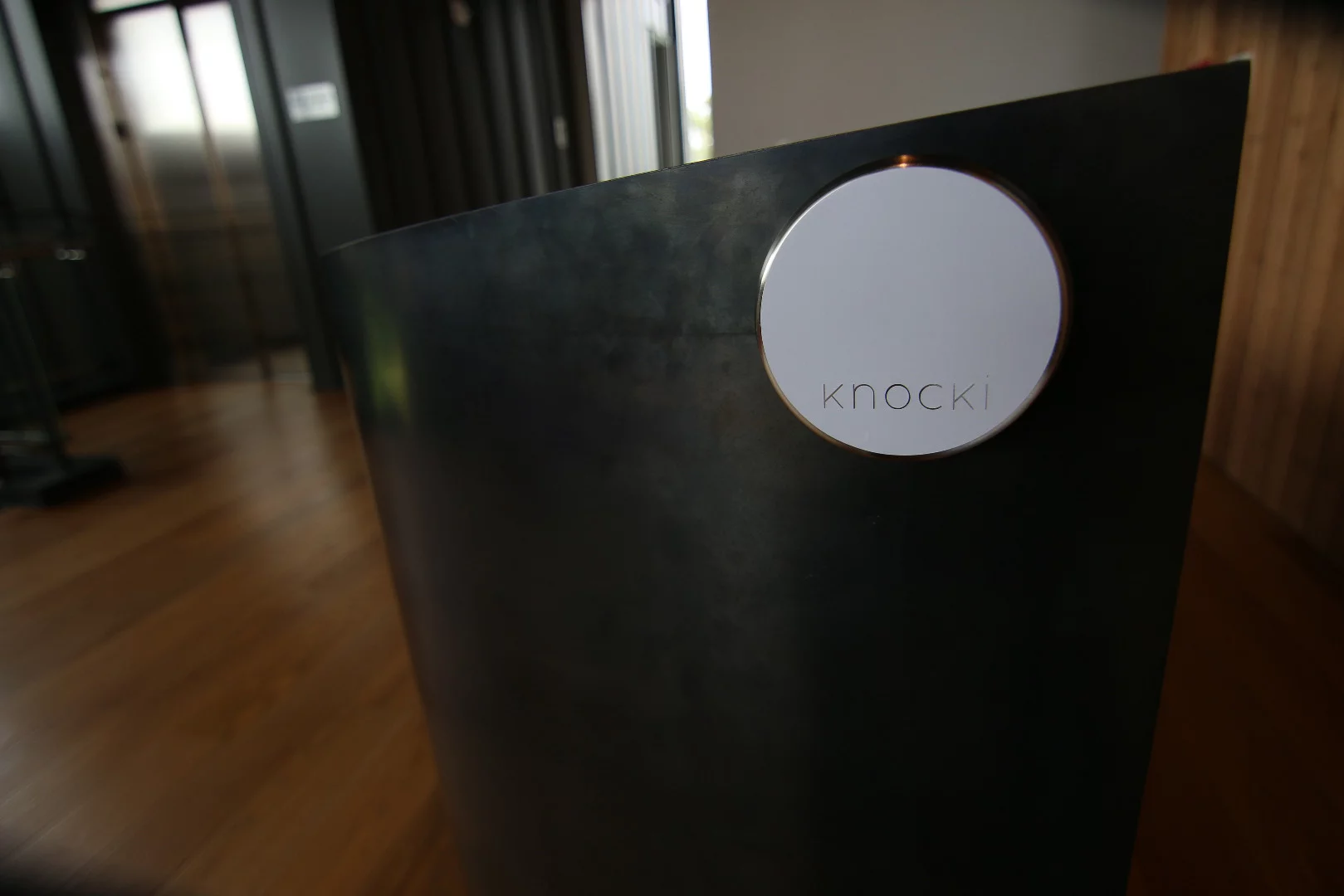 Knocki can be stuck on to any surface without screws