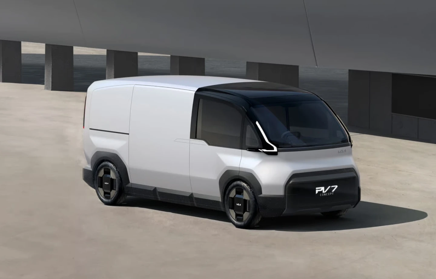 The PV7 cargo concept measured in at a solid midsize 527 cm long, and we'll see where the production version ultimately lands