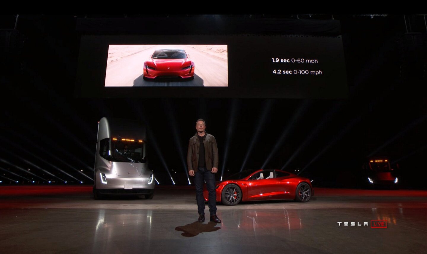 Tesla Reveals Insanely Fast Next Gen Roadster