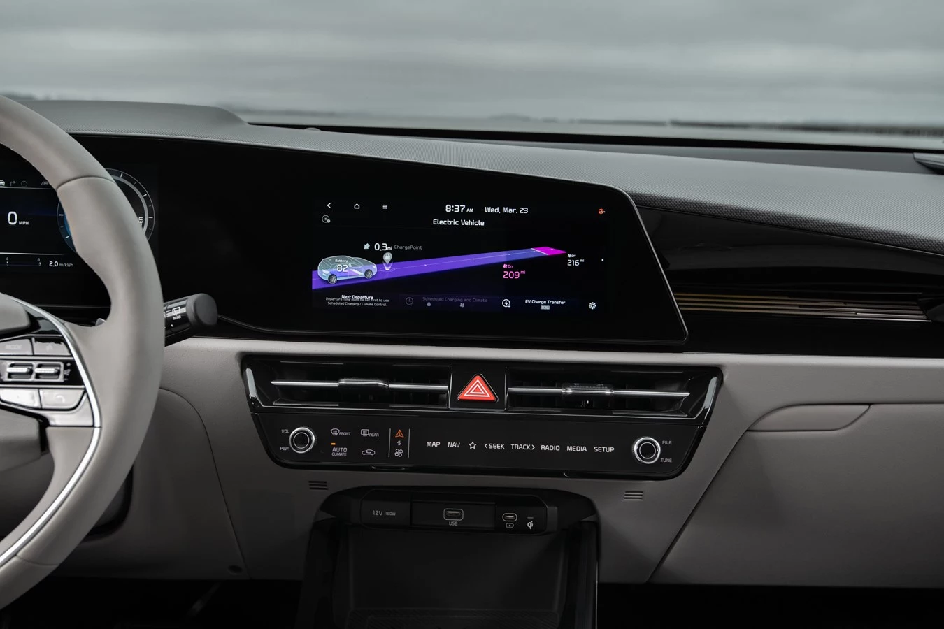 The new Niro models have a 10.25-inch infotainment screen as standard