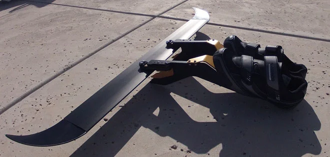 The DOL-Fin X-20 features a hydrofoil fin and ... cycling shoes?