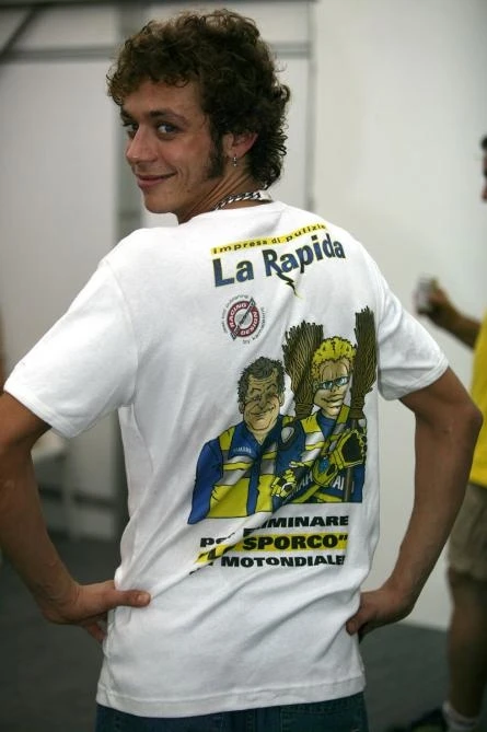 Rossi's world championship t-shirt in Malaysia - the week after Qatar