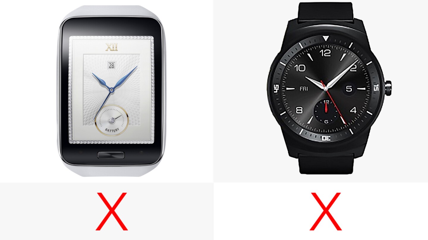 Neither watch has a camera