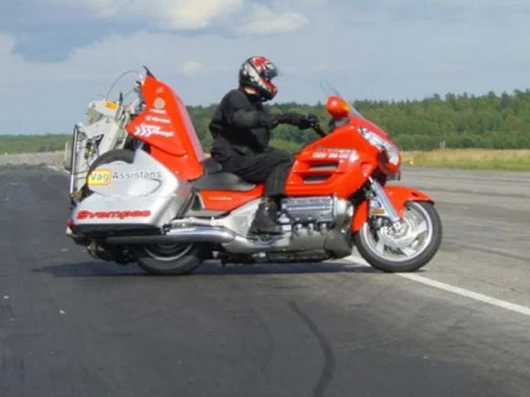 Agile as a GoldWing - perhaps a little less so