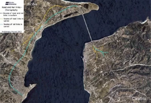 An aerial view