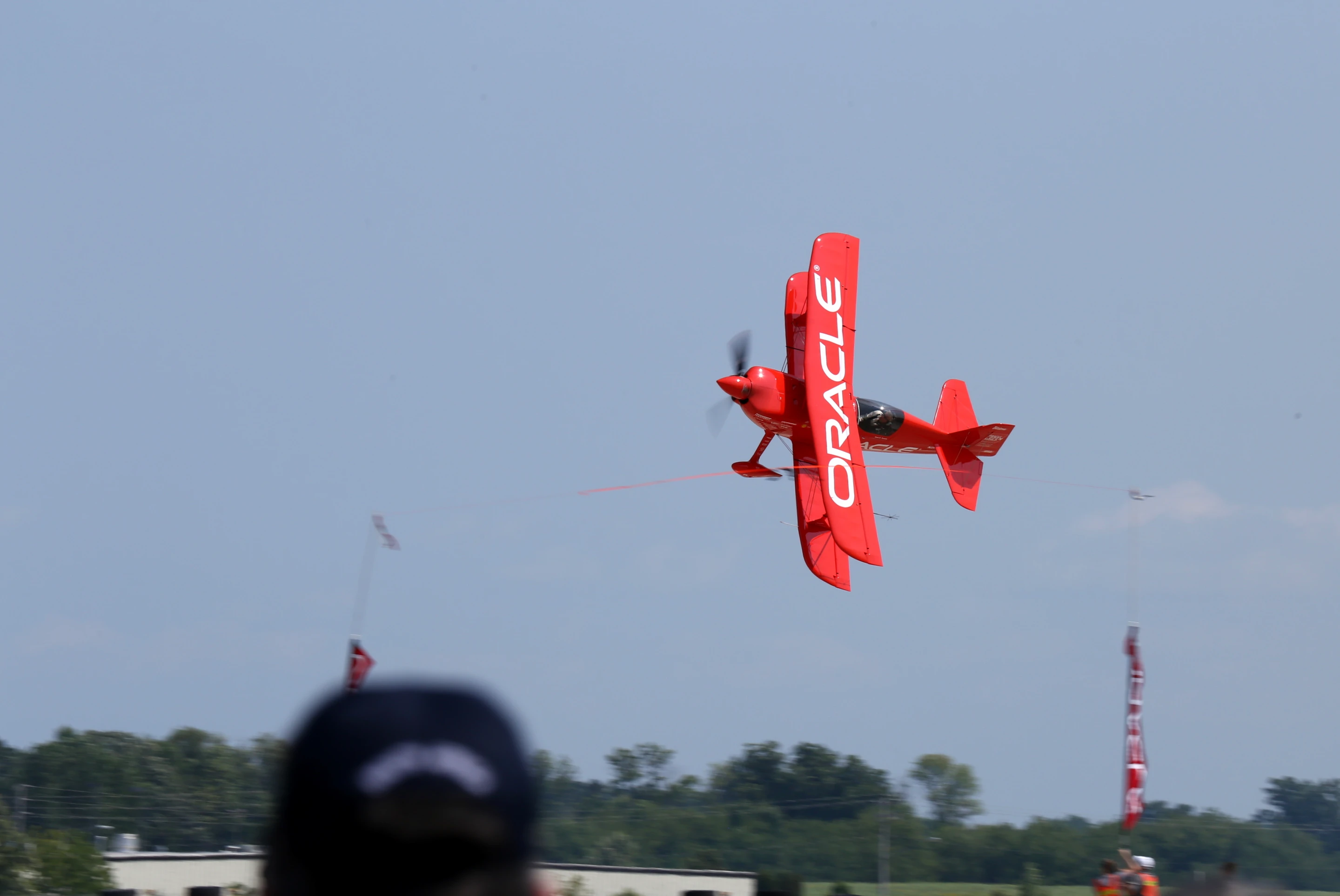 The Oracle aerobatic plane in action (Photo: Angus MacKenzie/Gizmag.com)
