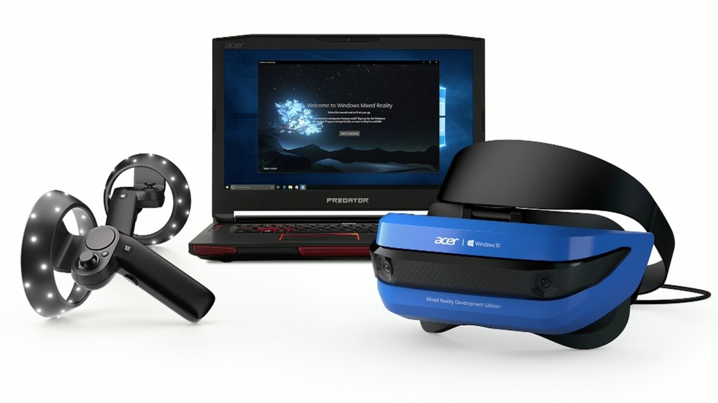 The controllers will be part of a US$399 Acer VR bundle