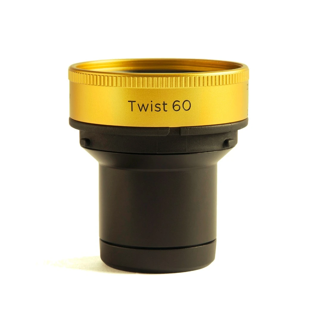 The Lensbaby Twist 60 optic is designed for use in the Lensbaby Optic Swap System