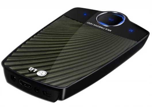 The LG XF1's connectivity options