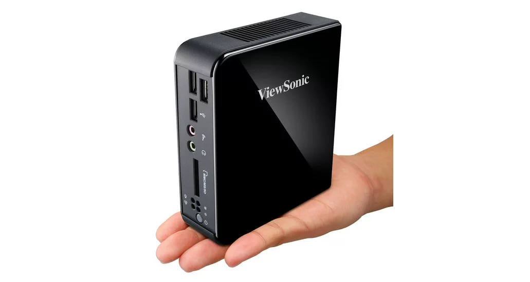 ViewSonic's new VOT125 mini-PC is being offered with four Intel ultra-low-voltage processor options and is small enough to fit into the tiniest of cubby holes
