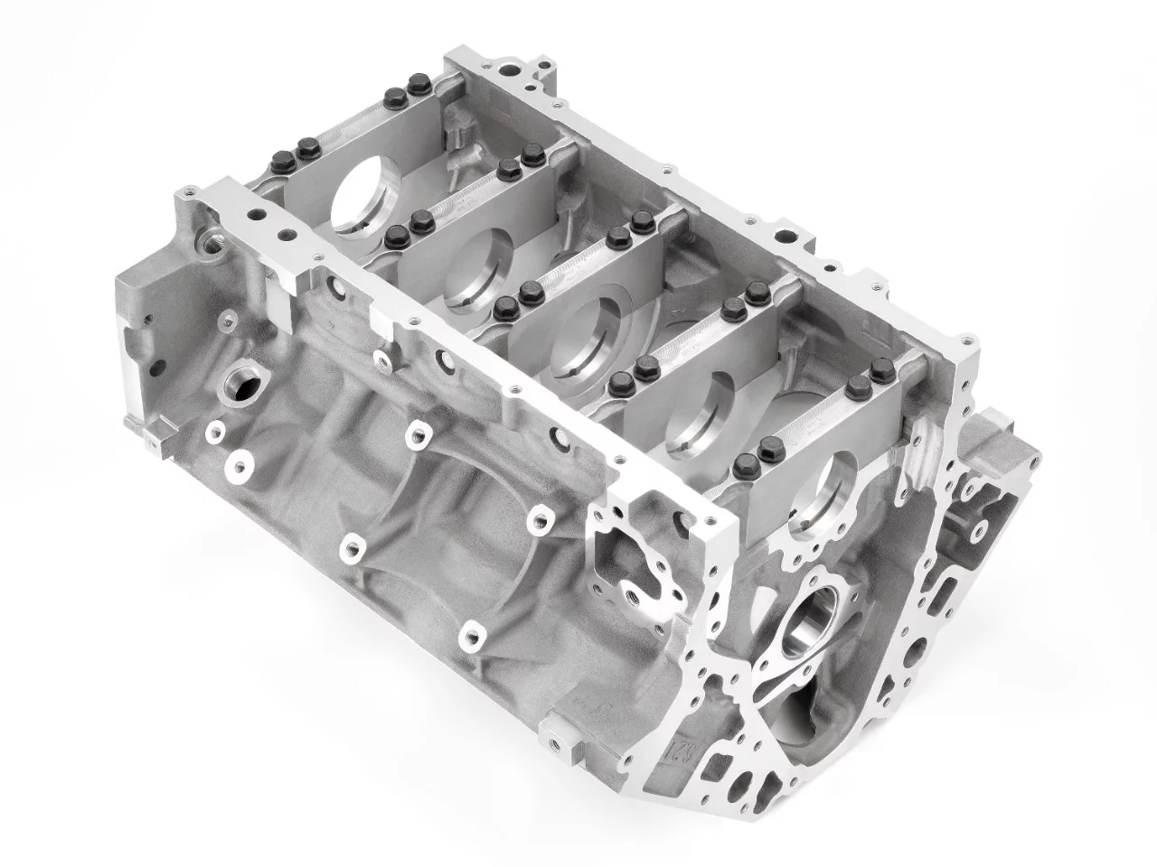 Corvette LT1 V-8 engine block
