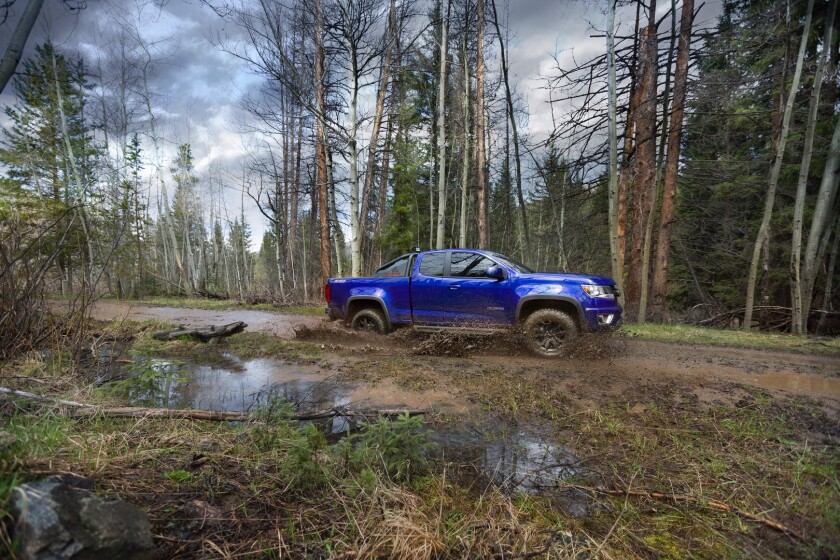 The Trail Boss isn't bashful when it comes to mud and dirt