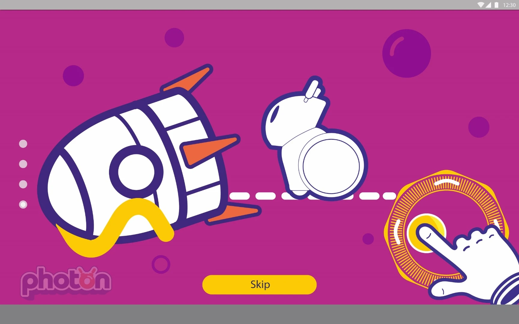 The interface is designed to be simple