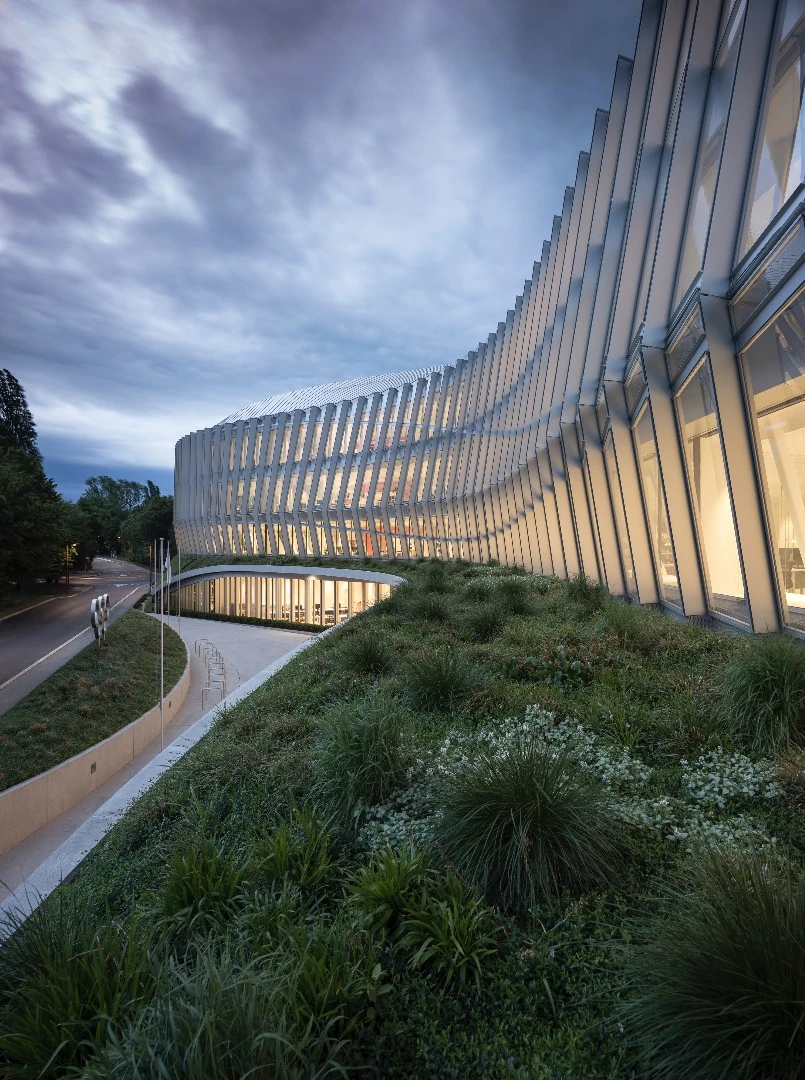 The Olympic House's rainwater capture system is used for irrigation and toilets