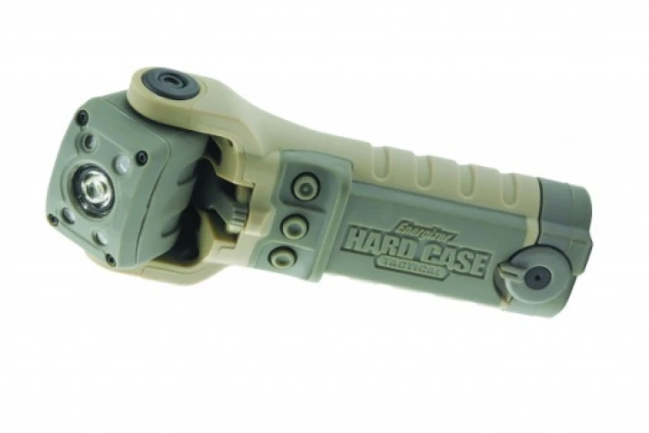 The Hard Case Tactical flashlight can withstand a 15 foot (4.5m) drop and immersion in water.