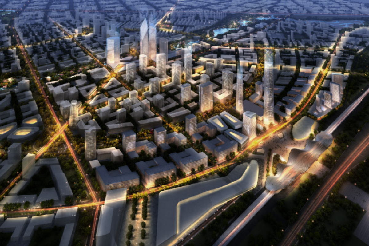 SOM wins master plan competition for Beijing Bohai Innovation City