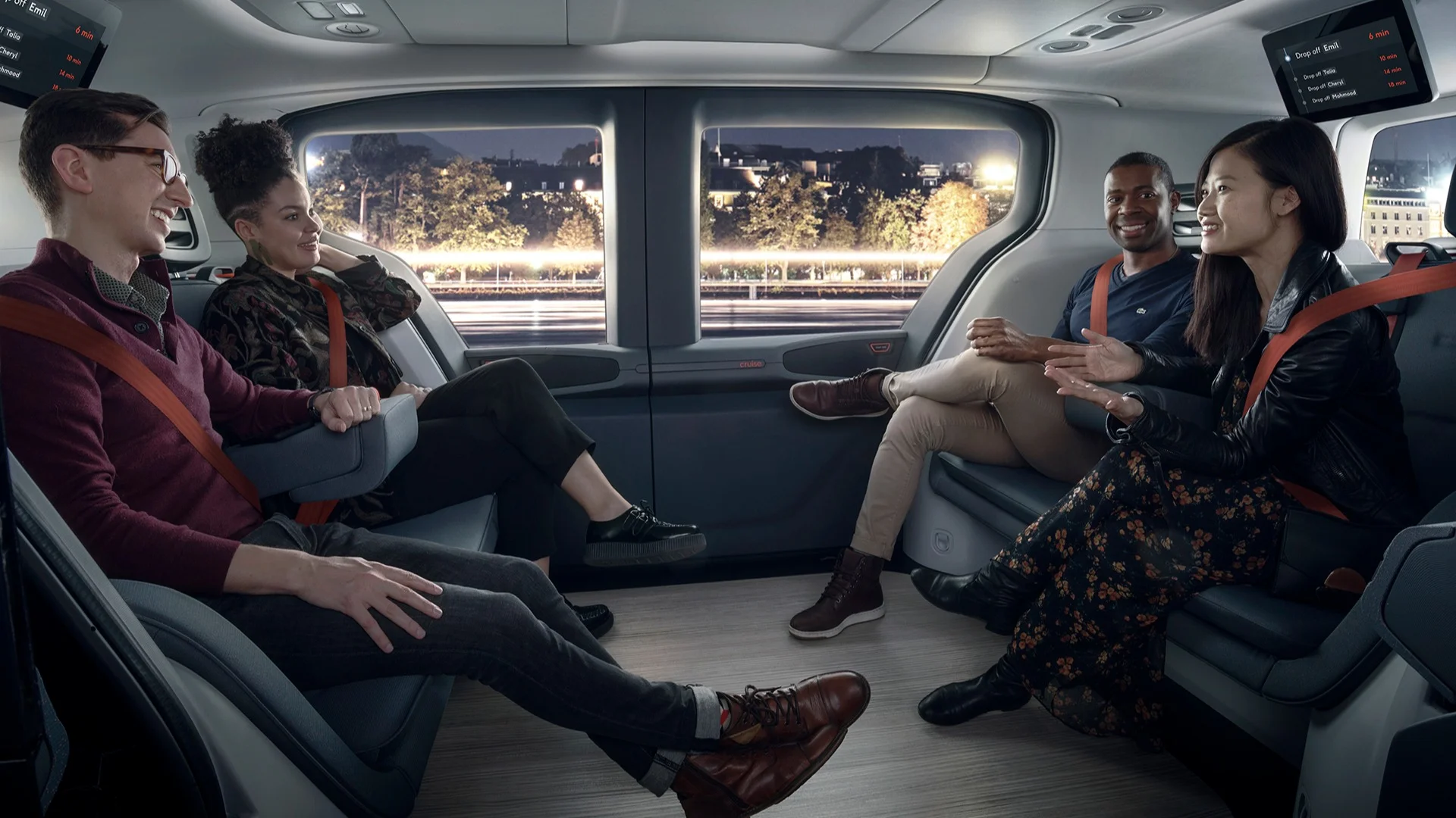 Cruise Rideshare Cruise launches Origin autonomous electric ride-share shuttle