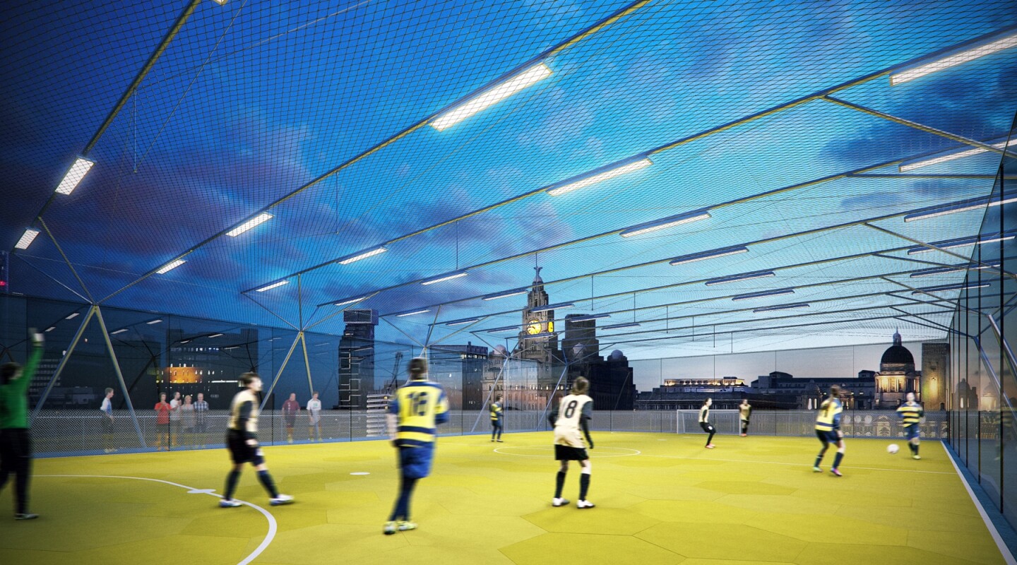Integrated lighting means that the Pitch/Pitch soccer pitches can be used at night