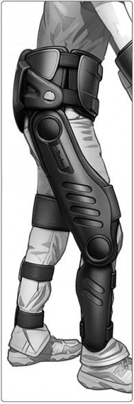 The Vanderbilt exoskeleton attaches to the user’s torso, legs and feet