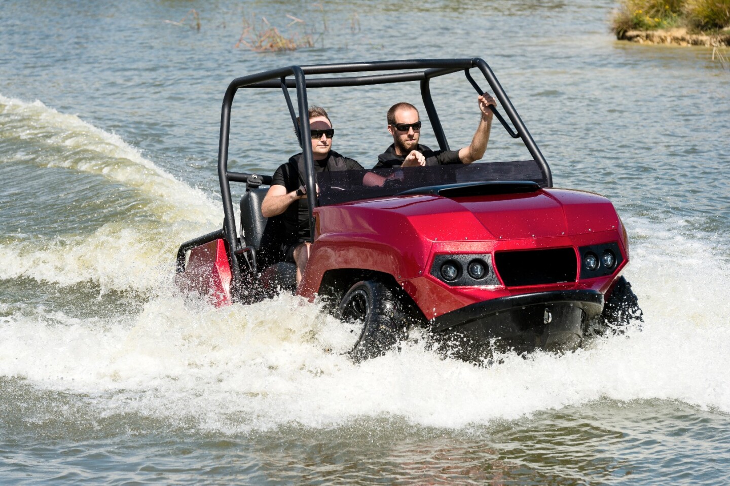 Gibbs Terraquad: the company's first side-by-side amphibious ATV.