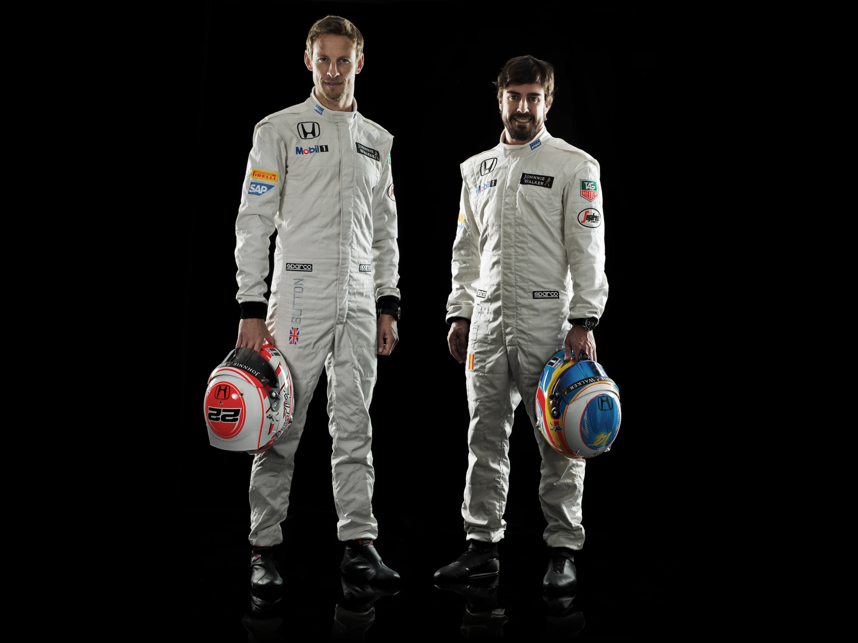 Jenson Button and Fernando Alonso will have their work cut out for them chasing the dominant Mercedes drivers