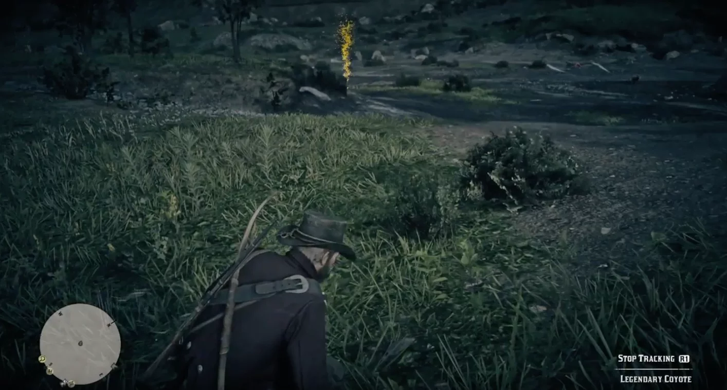 The second clue on the trail of the Legendary Coyote is a patch of fur