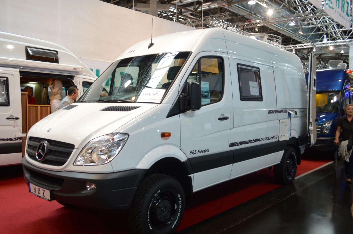 The HRZ Freedom is based on a Mercedes Sprinter van