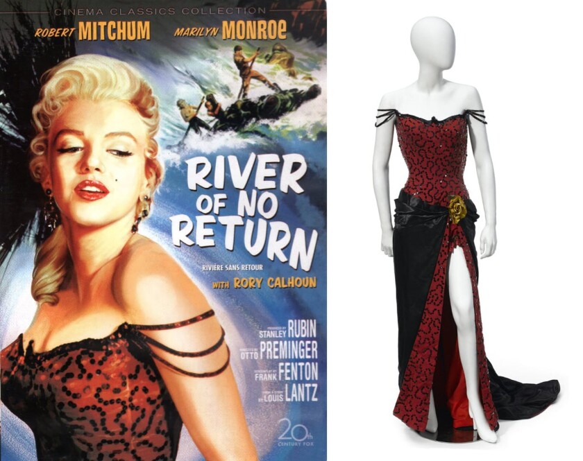 This dress went to auction in 2014 with an estimate of $400,000 to $600,000 and failed to meet reserve. It went to auction again last year with an estimate of $300,000 to $500,000 and again failed to meet reserve. It's the signature dress from the film which contributes two other dresses to this list and ... we think it will be on the list sooner or later.