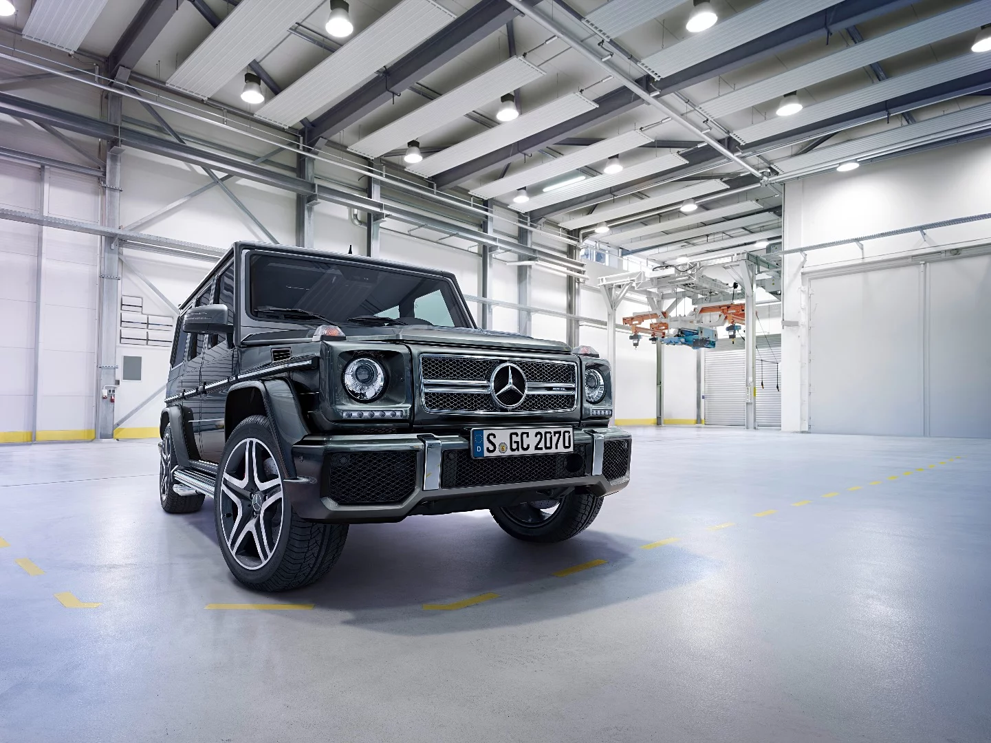 The Mercedes-AMG G 65 in tenorite grey metallic