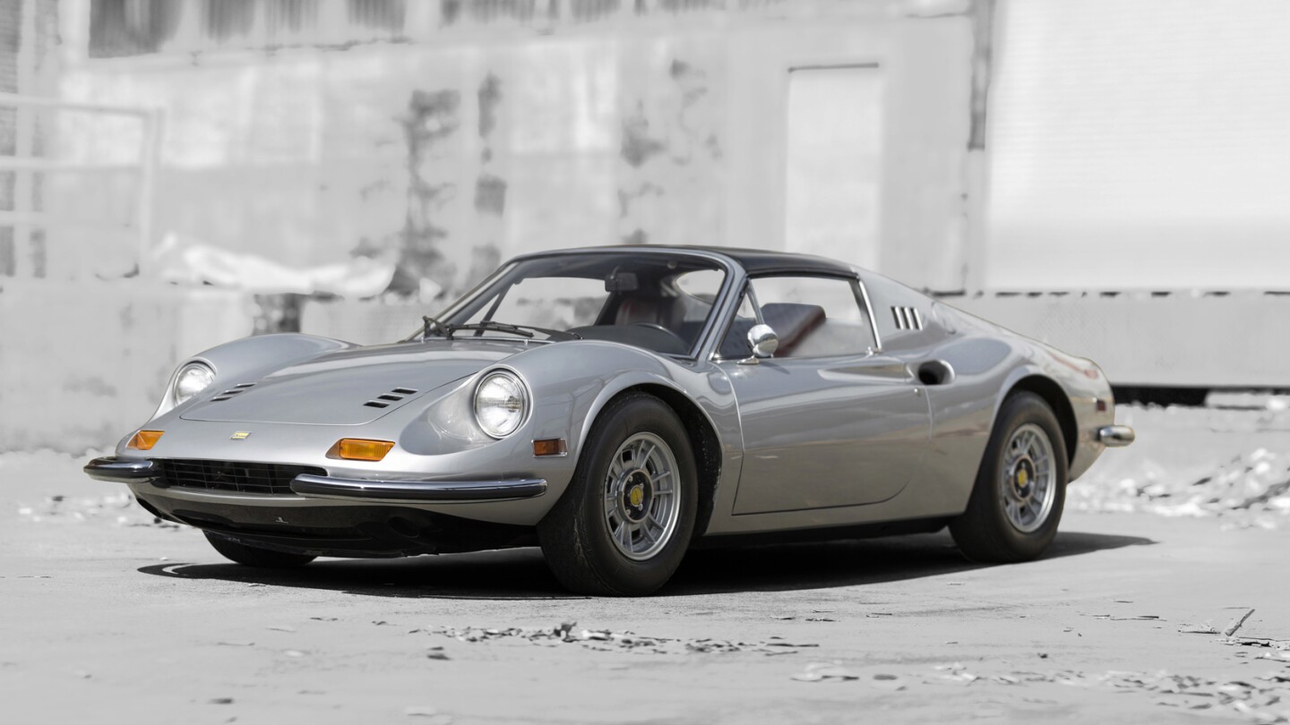 The 1974 Ferrari Dino 246 GTS sold for $412,500