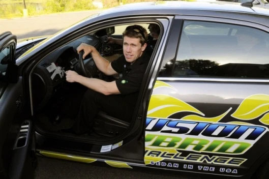 NASCAR Star Carl Edwards (Photo: Sam VarnHagen/Ford Motor Co.)