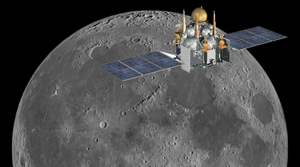 Russia is planning to launch probe Luna-Glob in 2015 as a first step toward building a fully robotic base on the surface of the Moon (Image: NASA)