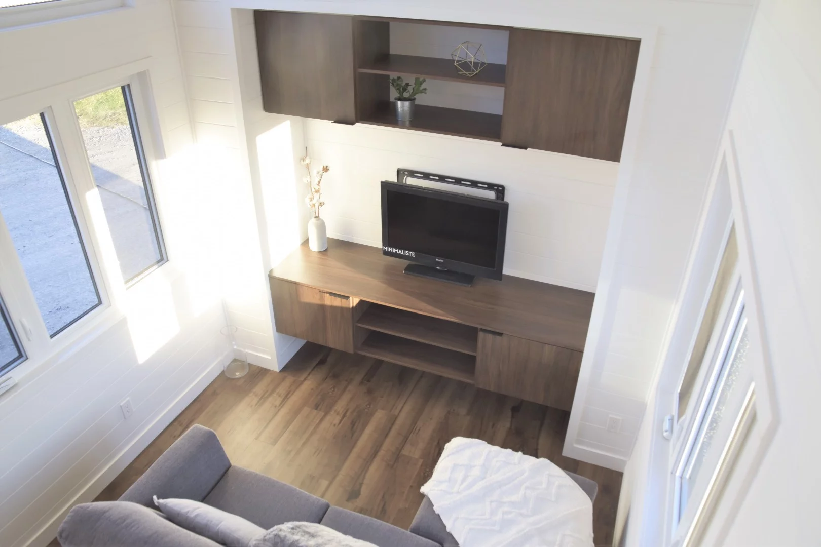 Top-down view of the Magnolia's living room