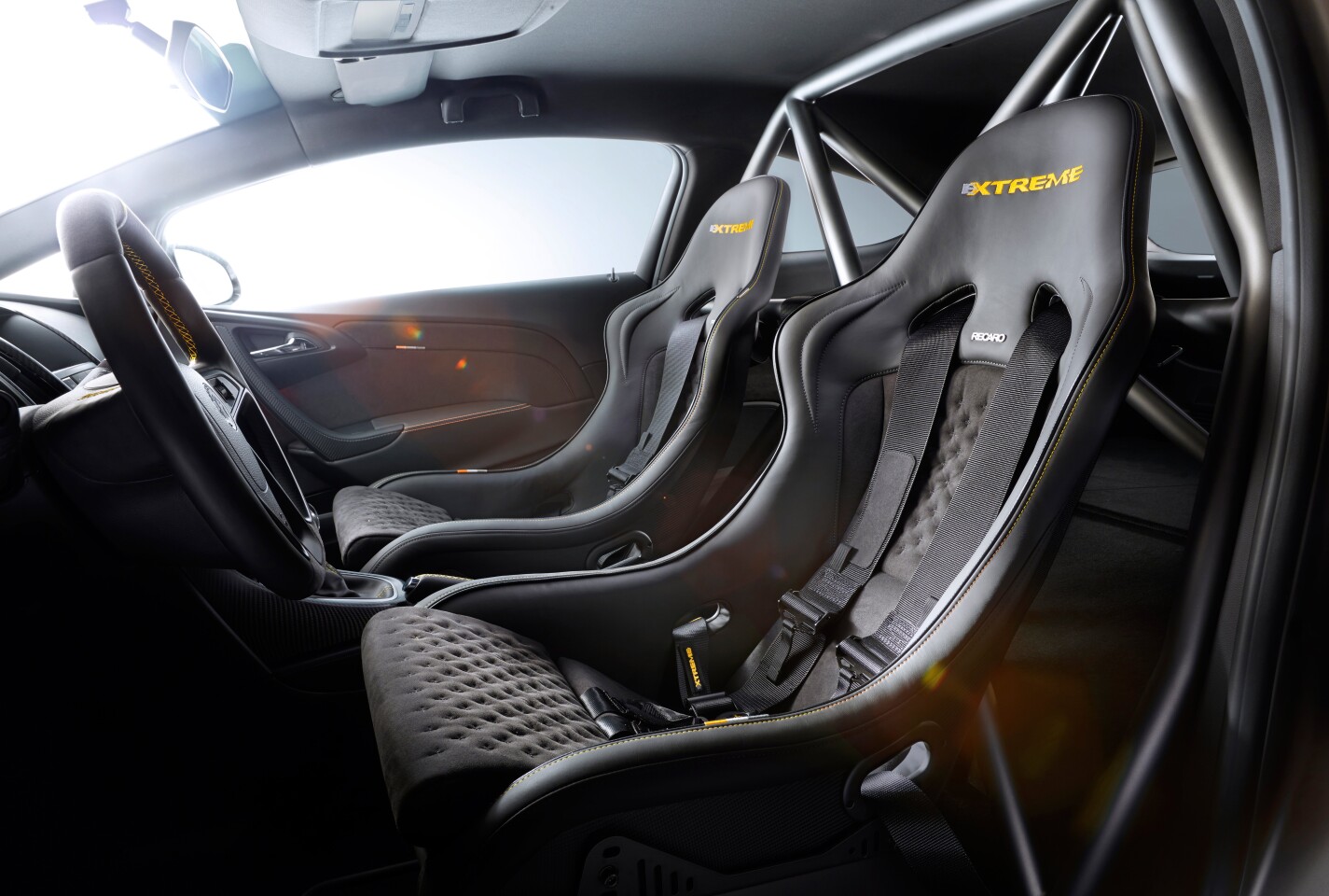 The EXTREME's interior is, as one might suspect, spartan