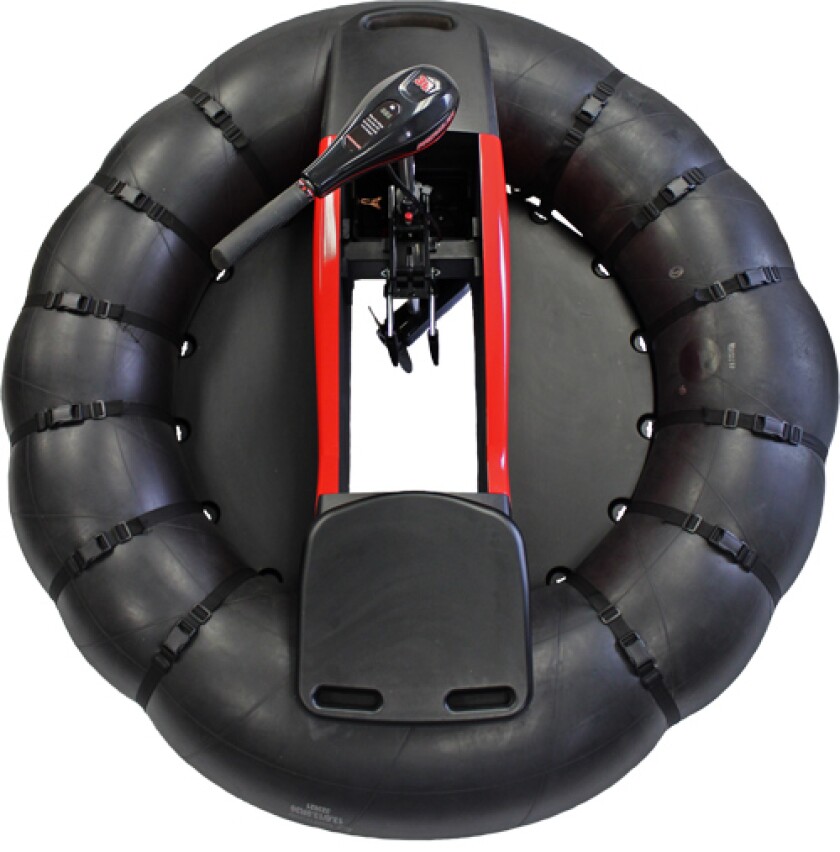 The GoBoat is compact, but is said to be stable