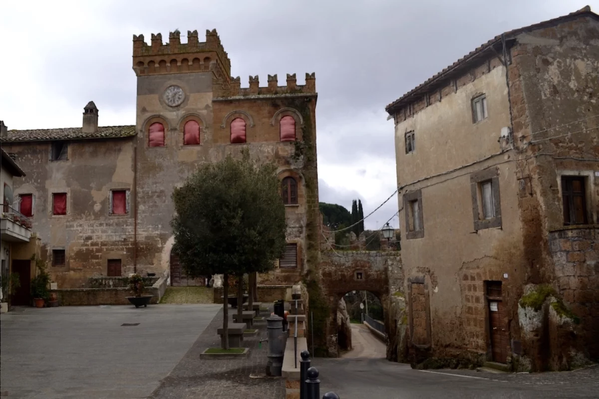 Castello di Blera is a castle located in the center of the village of Civitella Cesi, a small hamlet of ancient Etruscan origin