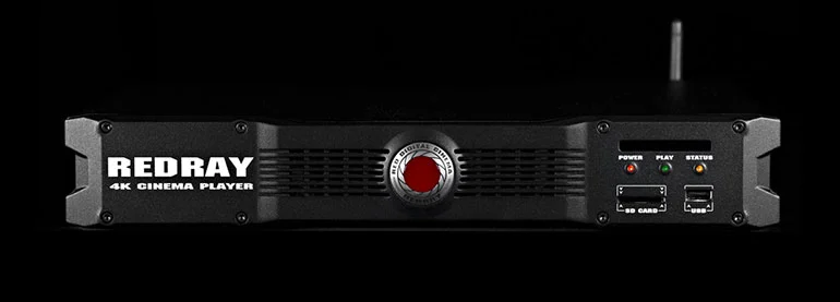 RED REDRAY 4K player front panel